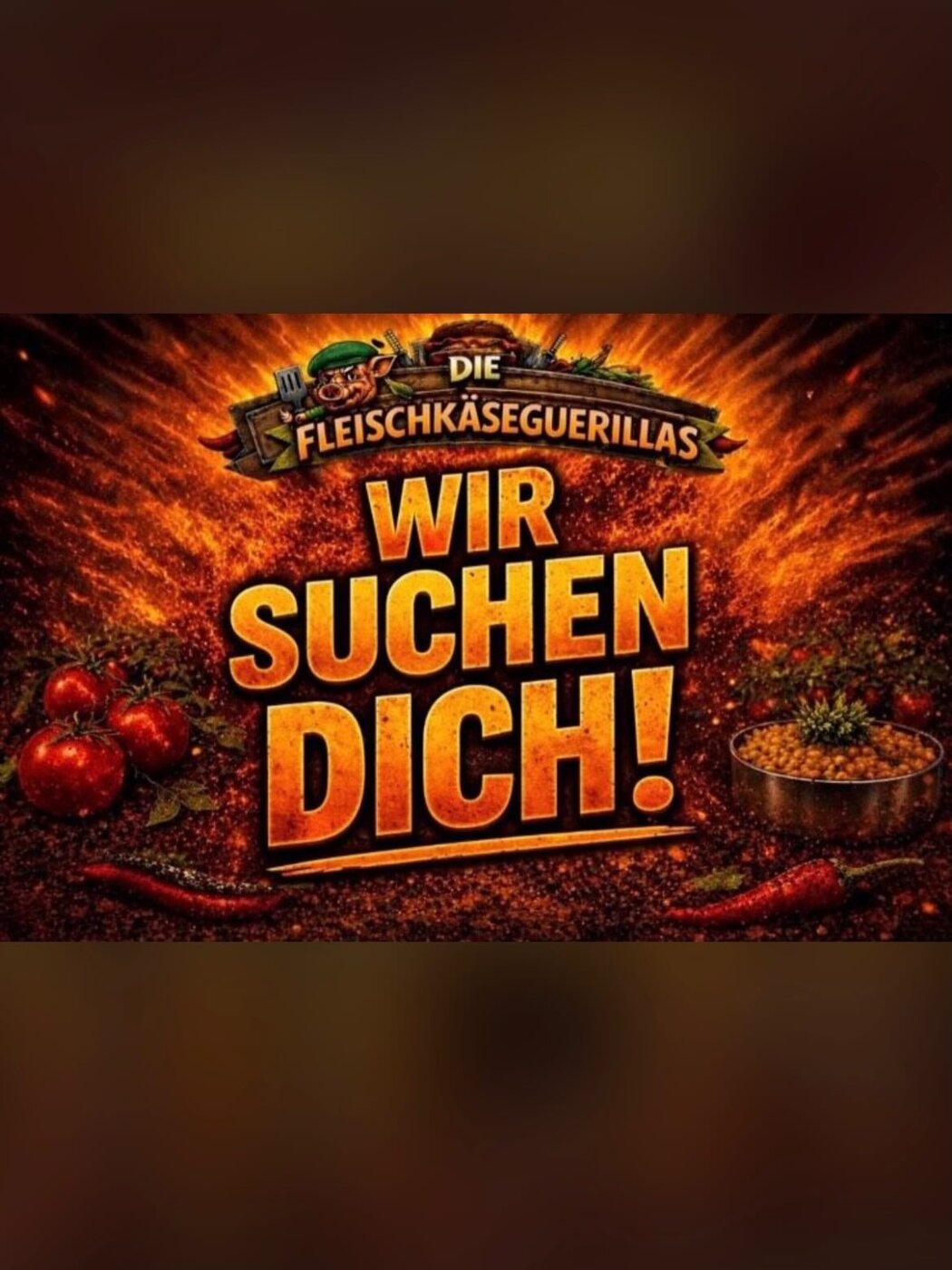 Instagram-Beitrag der Fleischkäseguerillas: Wir suchen dich – Stellenanzeige