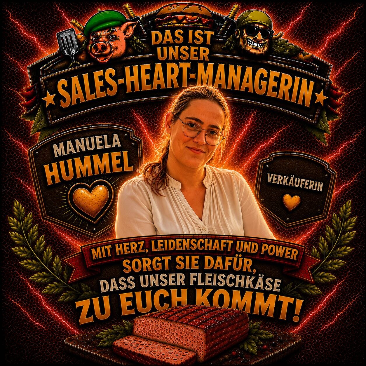 Manuela Hummel, Sales-Heart-Managerin bei den Fleischkäseguerillas